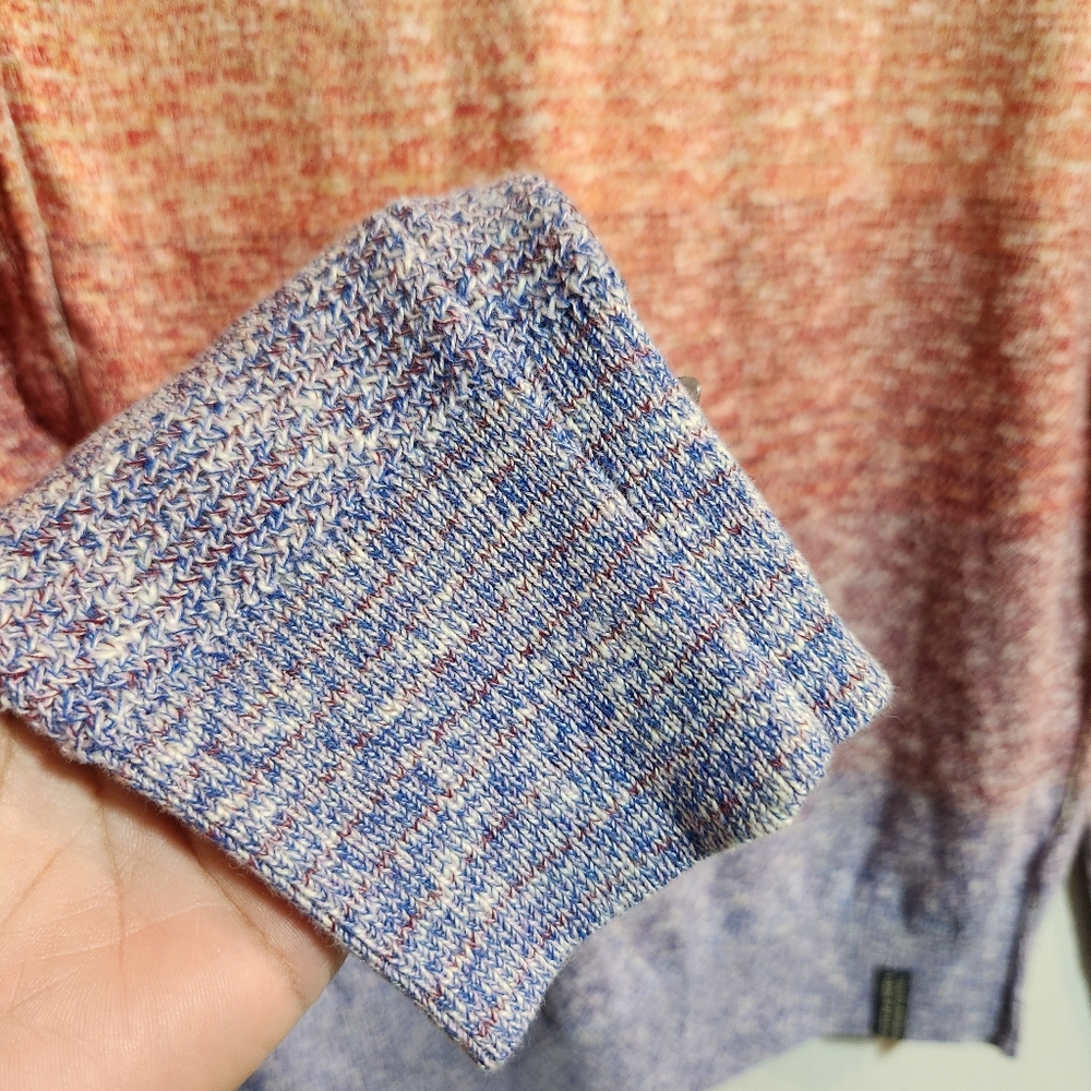 SCOTCH & SODA SLUB KNIT GRADIENT STRIPE SLIM FIT SWEATER SZ S - Picture 7 of 12